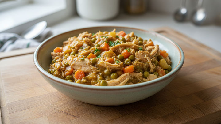 Cozy Chicken Stew Topping: A Comforting Treat for Dogs