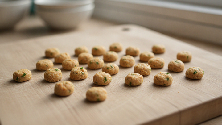 Kitten Treats: Gentle No-Bake Chicken Drops