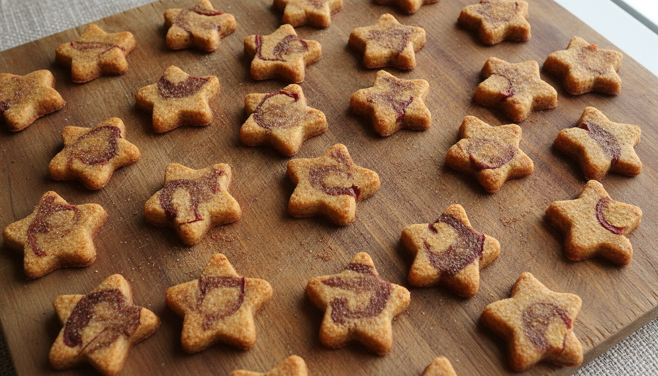Apple Cinnamon Dog Stars: Festive Holiday Treats