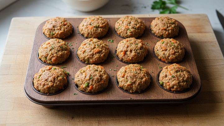 Muffin Tin Puzzle for Dogs: Lamb Treat Game