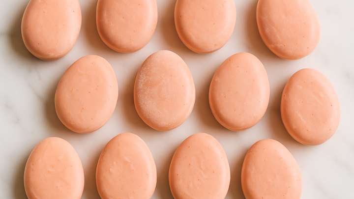 Easter Dog Treats: Pink Frozen Peanut Butter Eggs