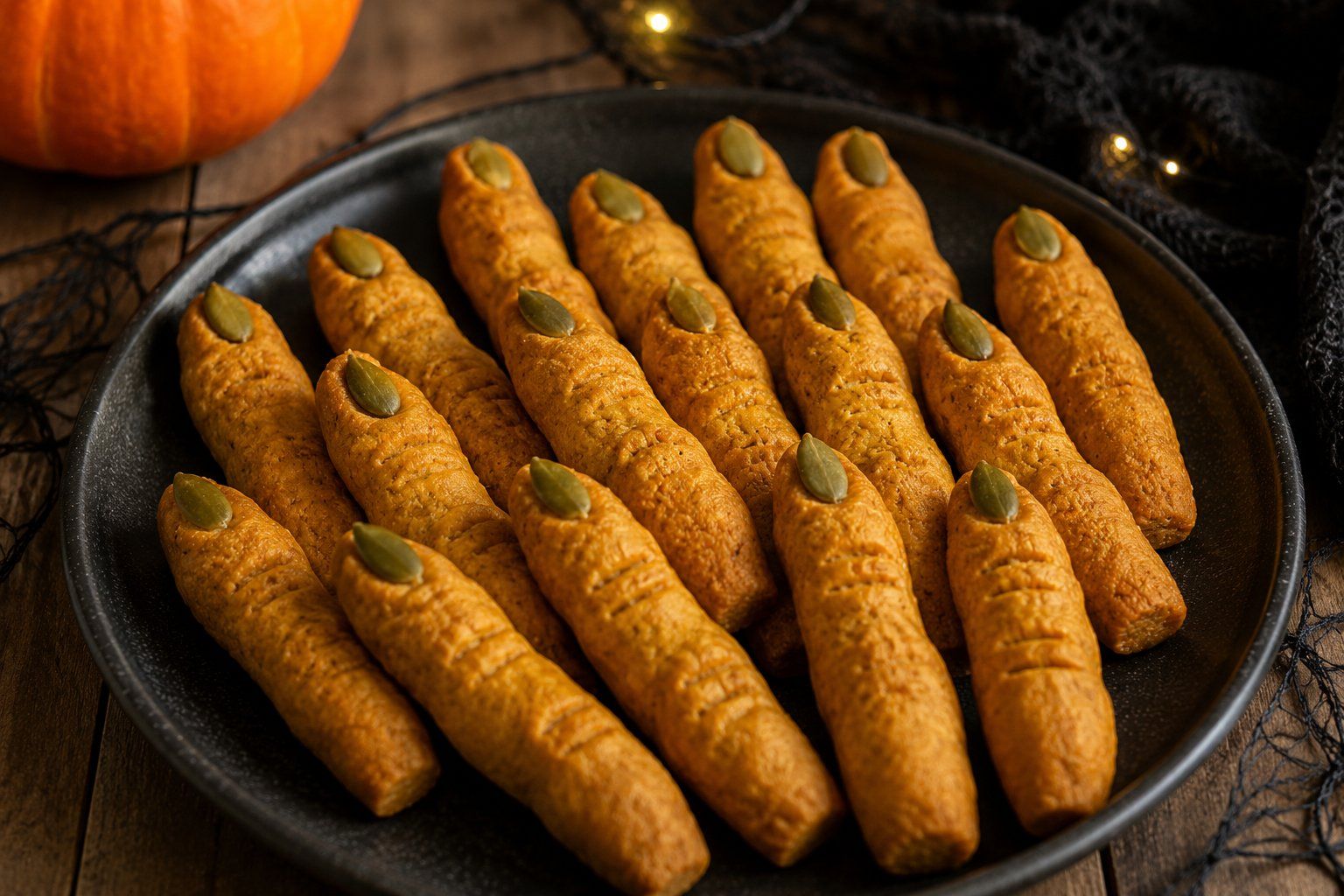 Halloween Dog Treats: Pumpkin Witch Fingers