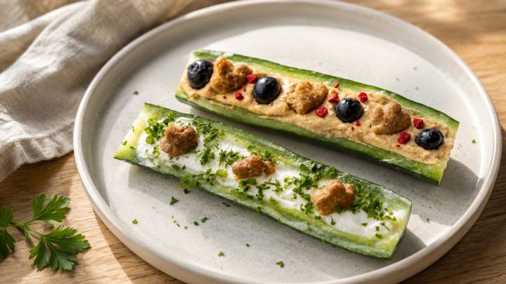 Cucumber Dog Treats: Crunchy Yogurt Cucumber Boats