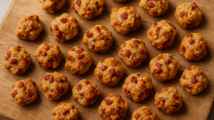 Dog Training Treats: Bacon and Cheddar Crumbles