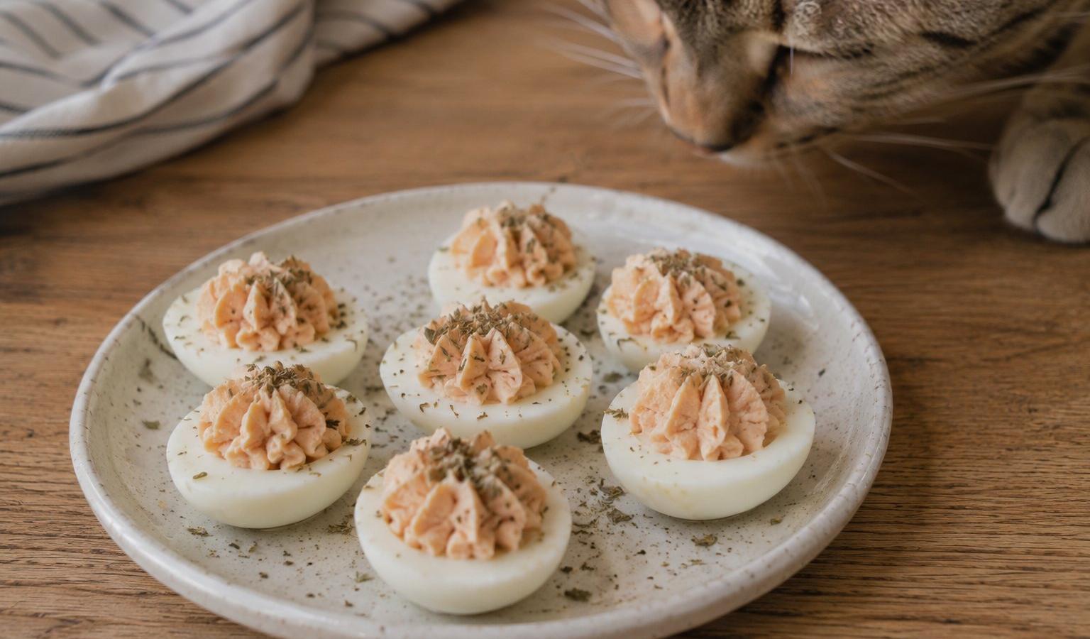 Quail Egg Cat Treats: Mini Deviled Eggs