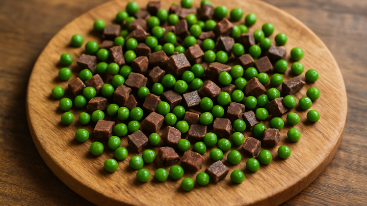 Scatter Feeding for Dogs: Liver and Peas