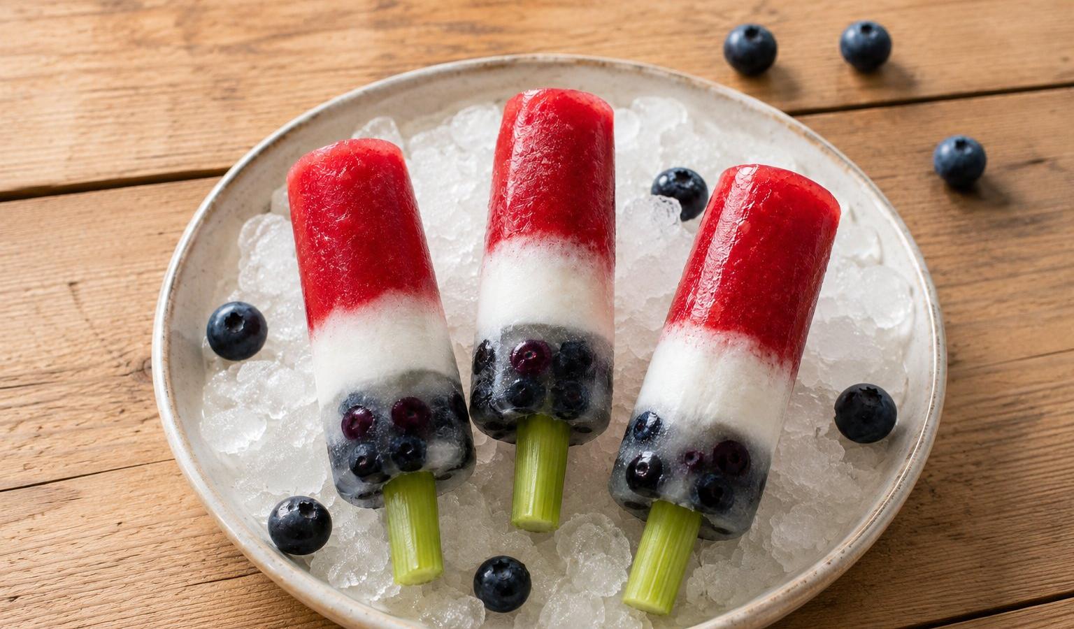 Pupsicle Recipe: Red, White and Blueberry Pops for Dogs