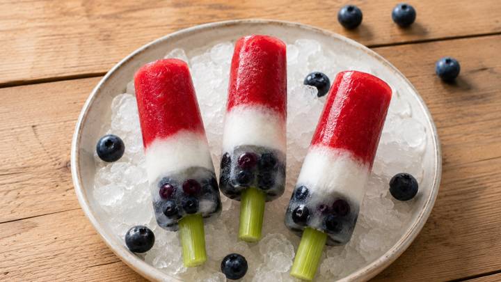 Pupsicle Recipe: Red, White and Blueberry Pops for Dogs