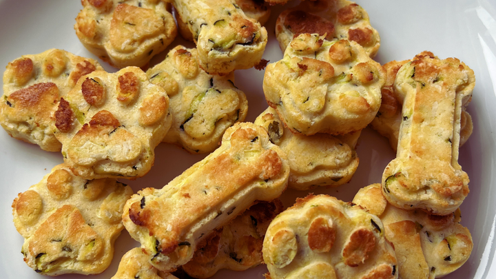 Baked Dog Treats: Coconut and Zucchini Biscuits