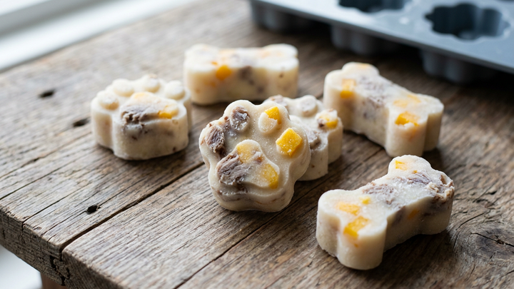 Pupsicle Recipe for Dogs: Duck and Mango