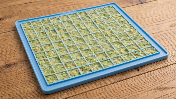 Frozen Lick Mat Recipe for Dogs: Salmon and Spinach