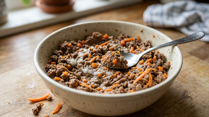Layered Kong Recipe for Dogs: Beef and Carrot